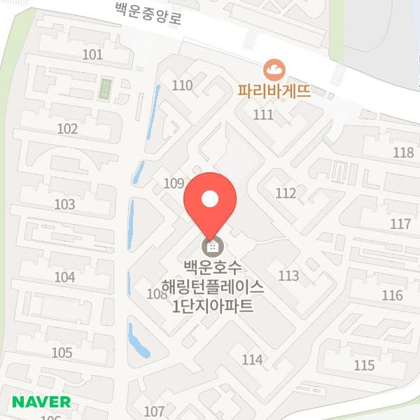 GS25의왕백운밸리점 위치